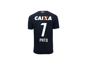 Camisa Retrô Corinthians 2012/13 RESERVA PRETA CAIXA