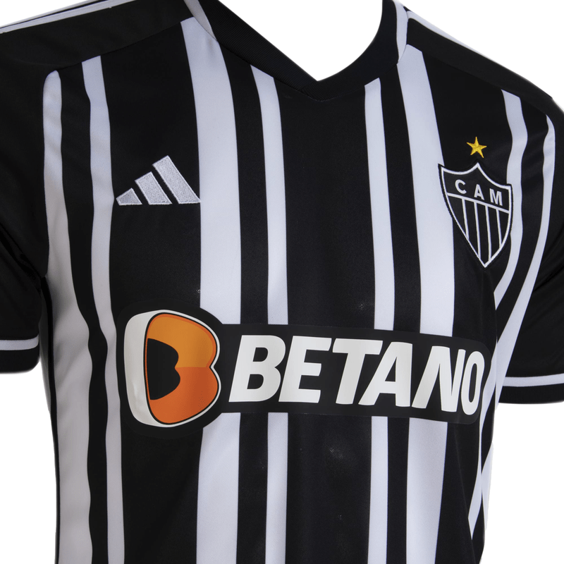 Camisa Galo I Home 2023/24 Torcedor  Masculino - Preto