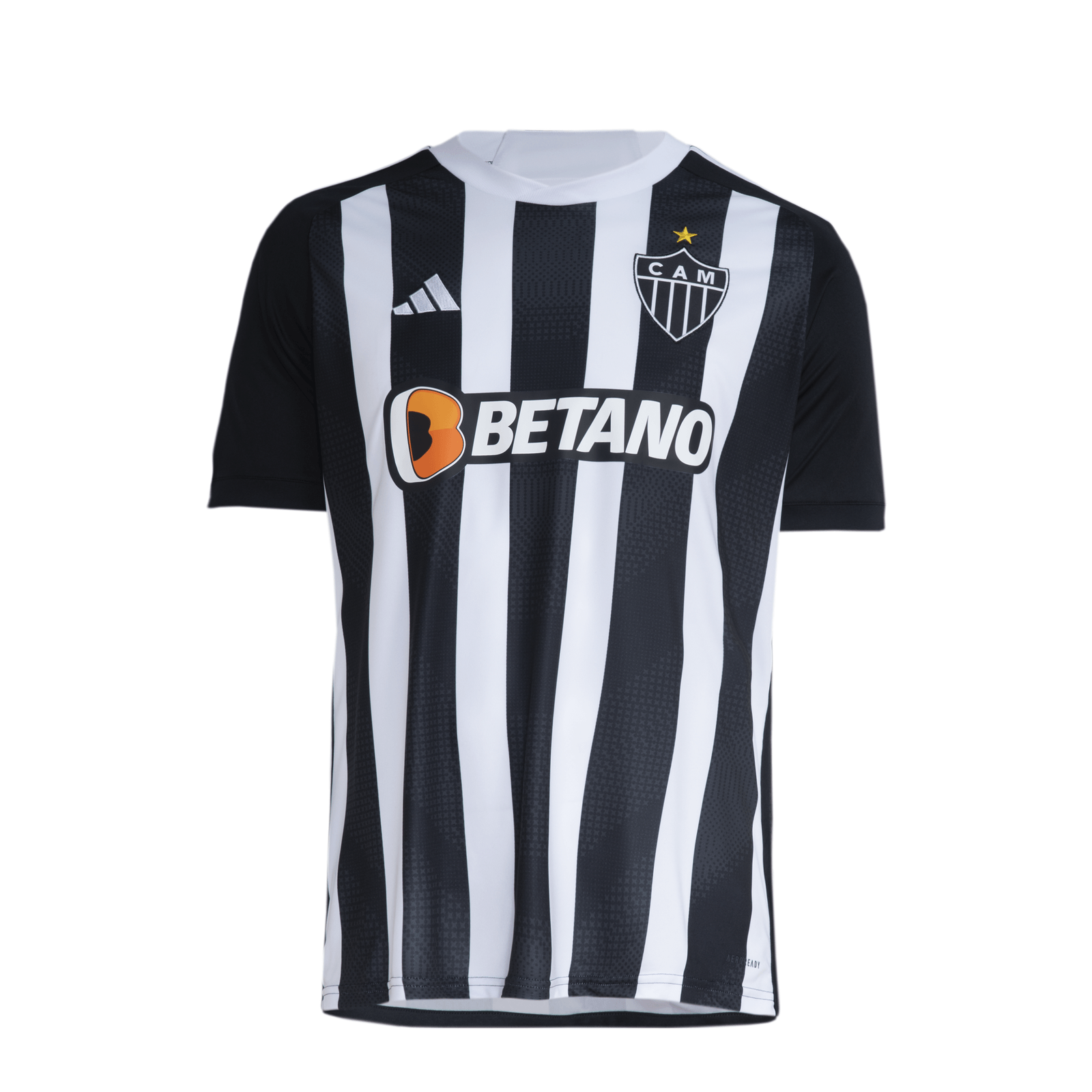 Camisa Galo I 24/25 Torcedor  Masculina - Preto e Branco