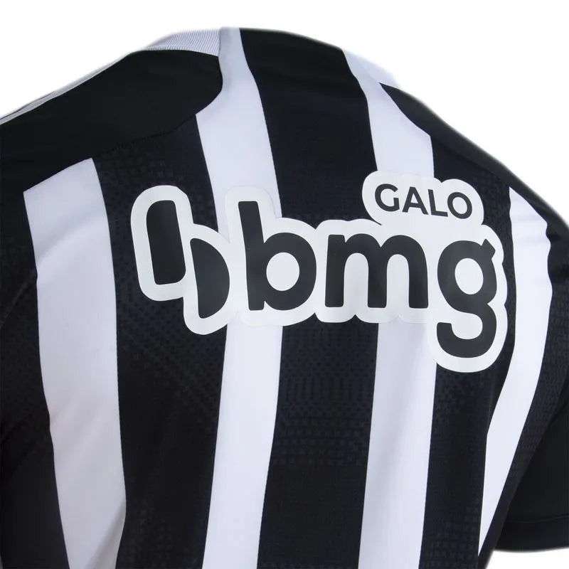 Camisa Galo I 24/25 Torcedor  Masculina - Preto e Branco