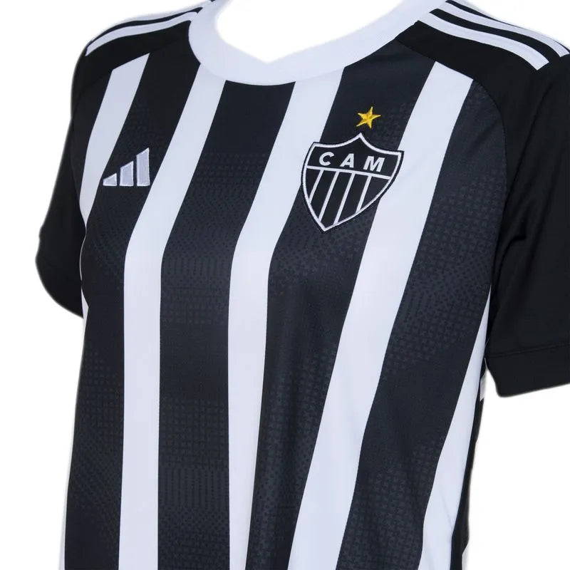 Camisa Galo I 24/25 Torcedor  Feminina - Preto e Branco