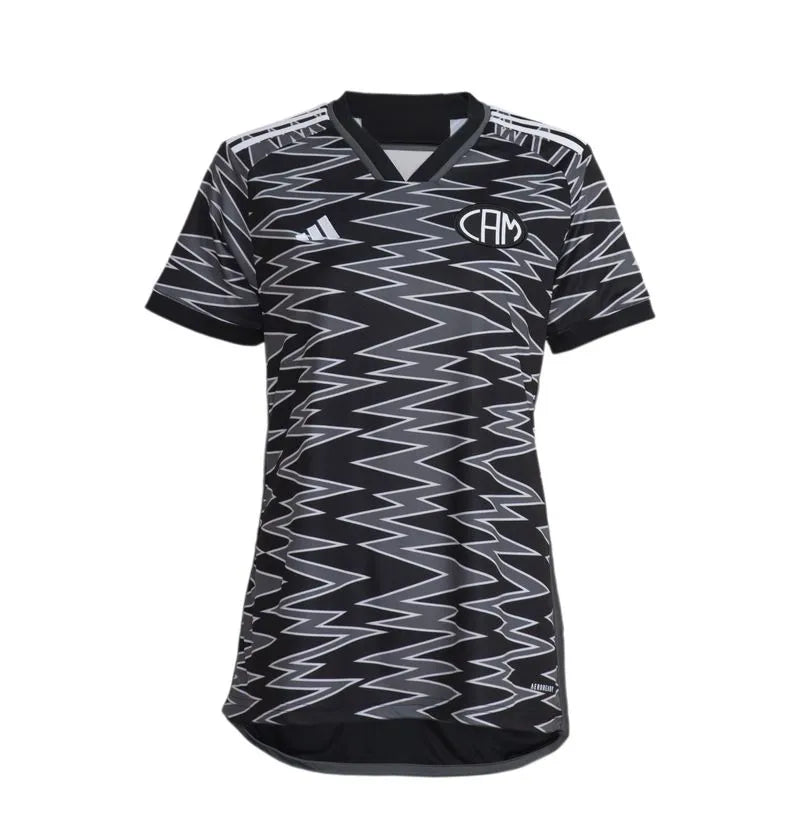 Camisa Galo III 24/25 Torcedor  Feminina - Cinza e Preto