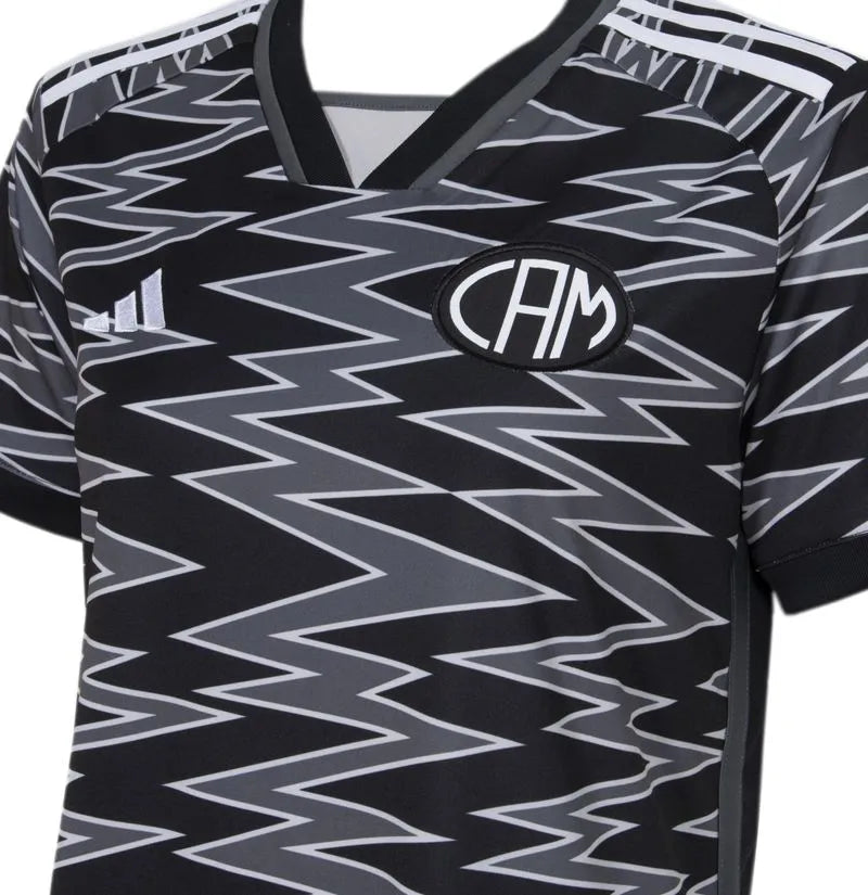 Camisa Galo III 24/25 Torcedor  Feminina - Cinza e Preto