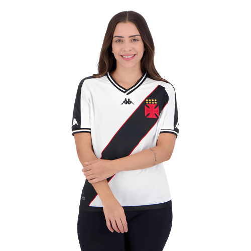 Camisa Kappa Feminina Vasco 2024/25 II - Minha loja