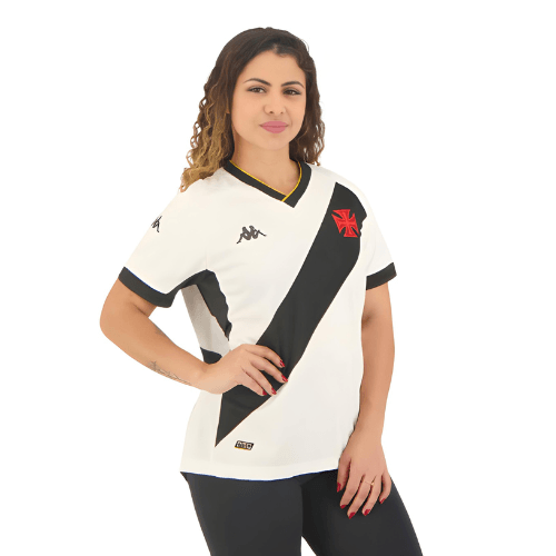 Camisa Kappa Feminina Vasco 2023/24 II - Minha loja