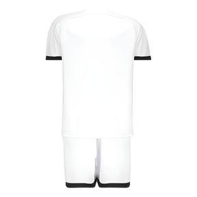 Kit Infantil Kappa Vasco Supporter 2024/25 Branco e Preto - Minha loja