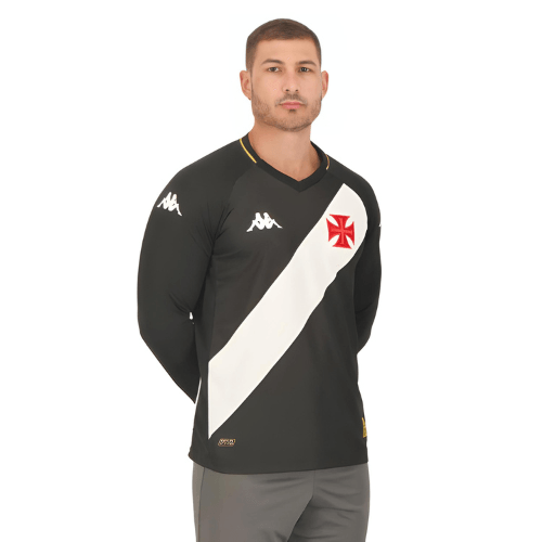 Camisa Kappa Vasco 2023/24 I Manga Longa - Minha loja