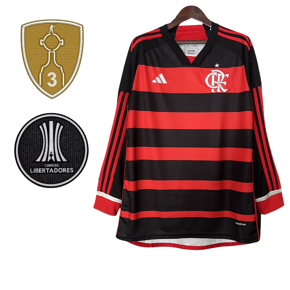 Camisa Flamengo 2024/25 Manga Longa - LOJA OFICIAL