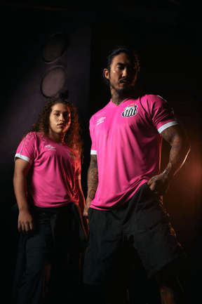 Camisa Masculina Umbro Santos Outubro Rosa