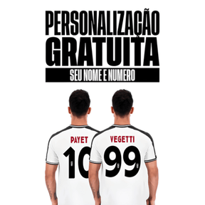 Kit Infantil Kappa Vasco Supporter 2023/24 Branco e Preto - Minha loja