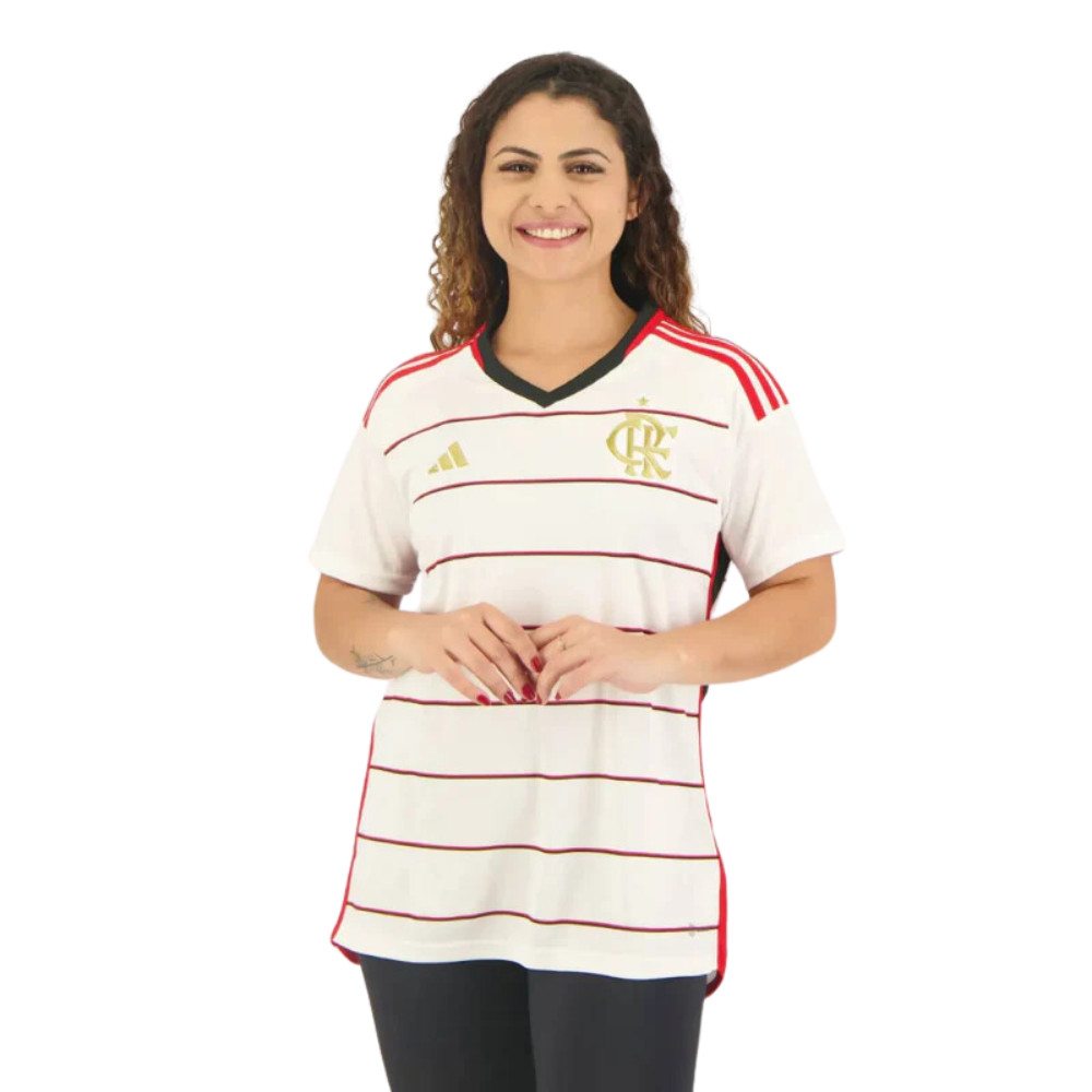 Camisa Feminina Flamengo 2023/24 - Uniforme Fora - LOJA OFICIAL