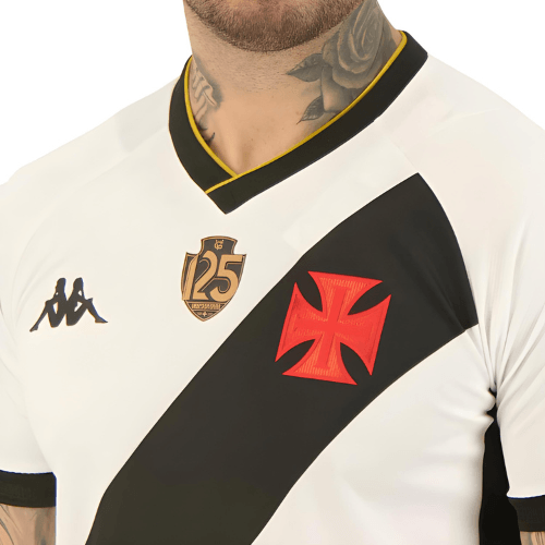 Camisa Kappa Vasco 2023/24 II 125 anos - Minha loja