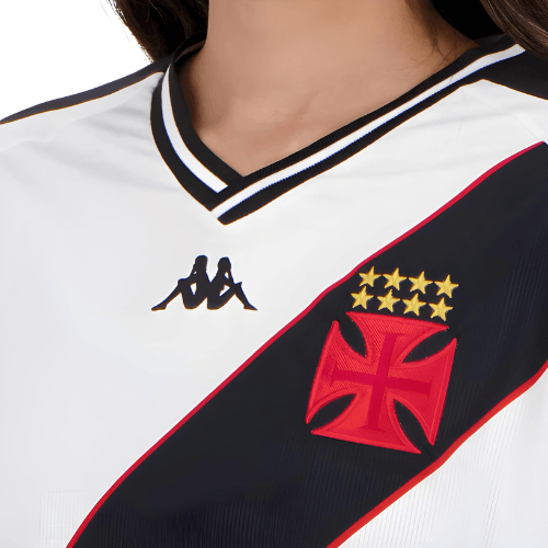 Camisa Kappa Feminina Vasco 2024/25 II - Minha loja