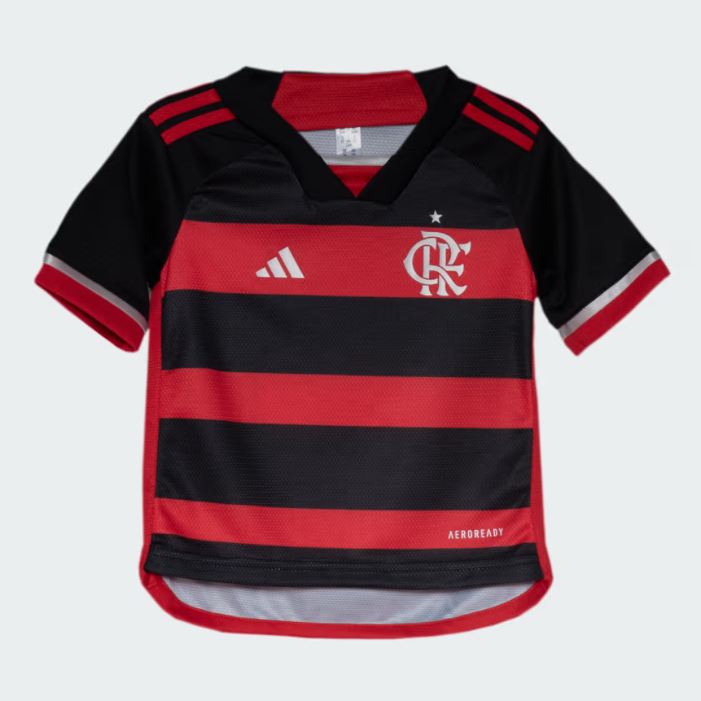 Conjunto Infantil Flamengo 2024/25 - Uniforme Casa - LOJA OFICIAL