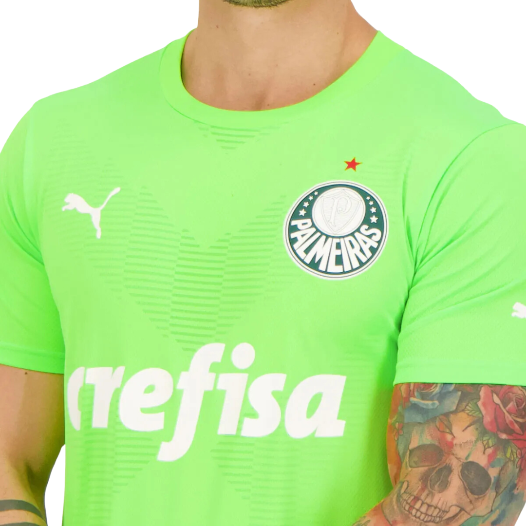 Camisa Palmeiras Puma Goleiro 23/24 - Uniforme Fora