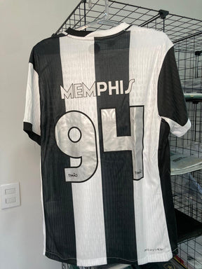 CAMISA CORINTHIANS III TERCEIRA MEMPHIS #94 2024/25 VERSÃO JOGADOR PRETA/BRANCA PRONTA ENTREGA