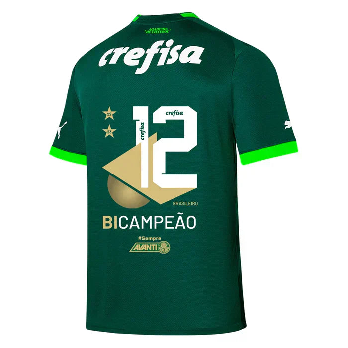 Camisa Palmeiras Puma Dodeca Bicampeão Brasileiro 22/23