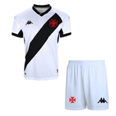 Kit Infantil Kappa Vasco 2023/24 II Branco - Minha loja