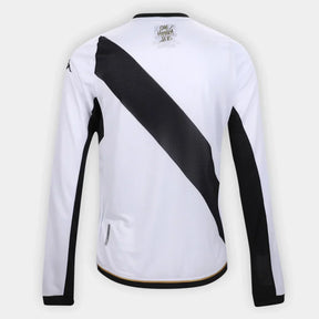 Camisa Vasco da Gama II 23/24 - Jogador Manga Longa Kappa Feminina - Branco - Minha loja