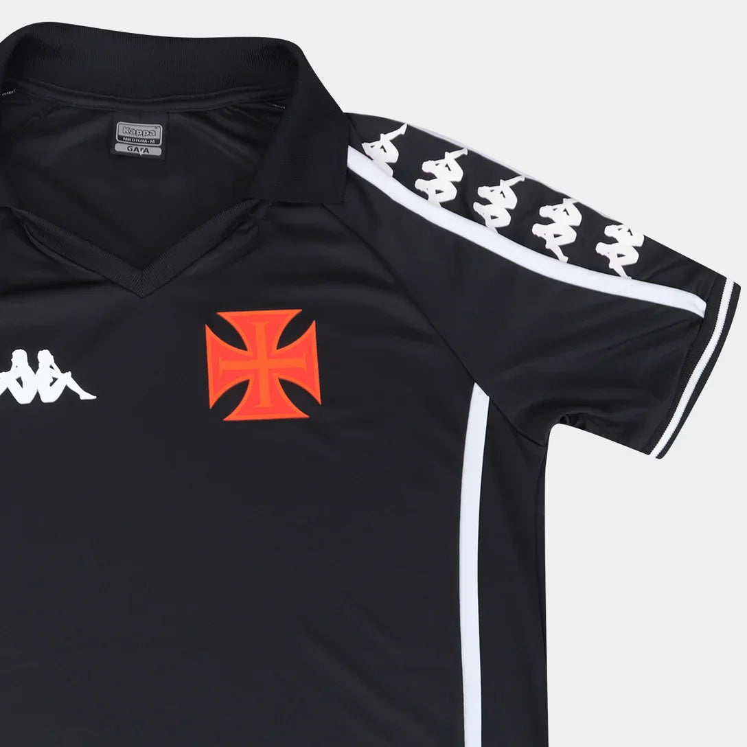 Camisa Polo Vasco Kappa Masculina - Preto - Minha loja