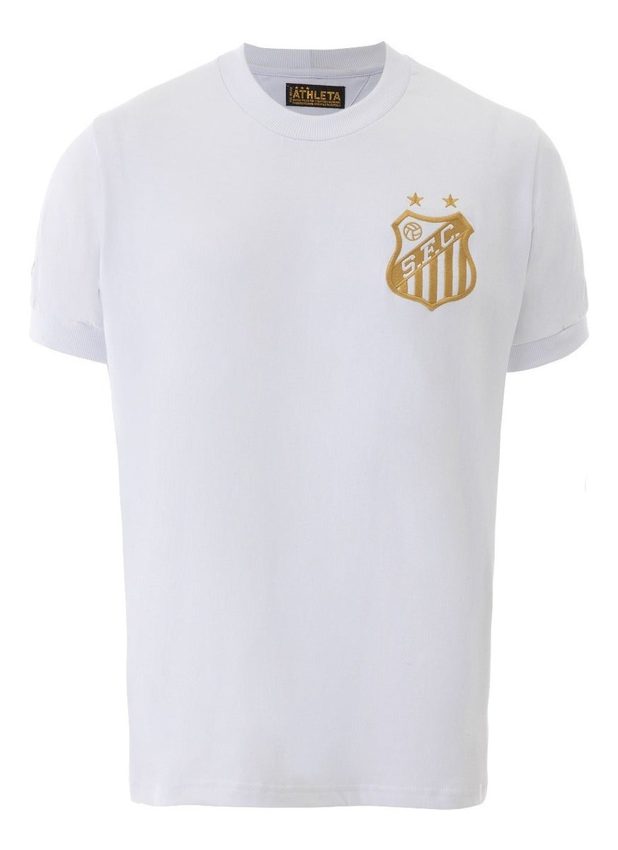 Camisa Athleta Do Santos do Rei Pelé - Branca