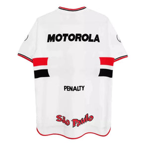 Camisa Retrô São Paulo Motorola 2000 - Uniforme Casa - Minha loja