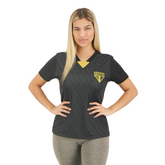 Camisa São Paulo Roleplay Feminina Preta - Minha loja