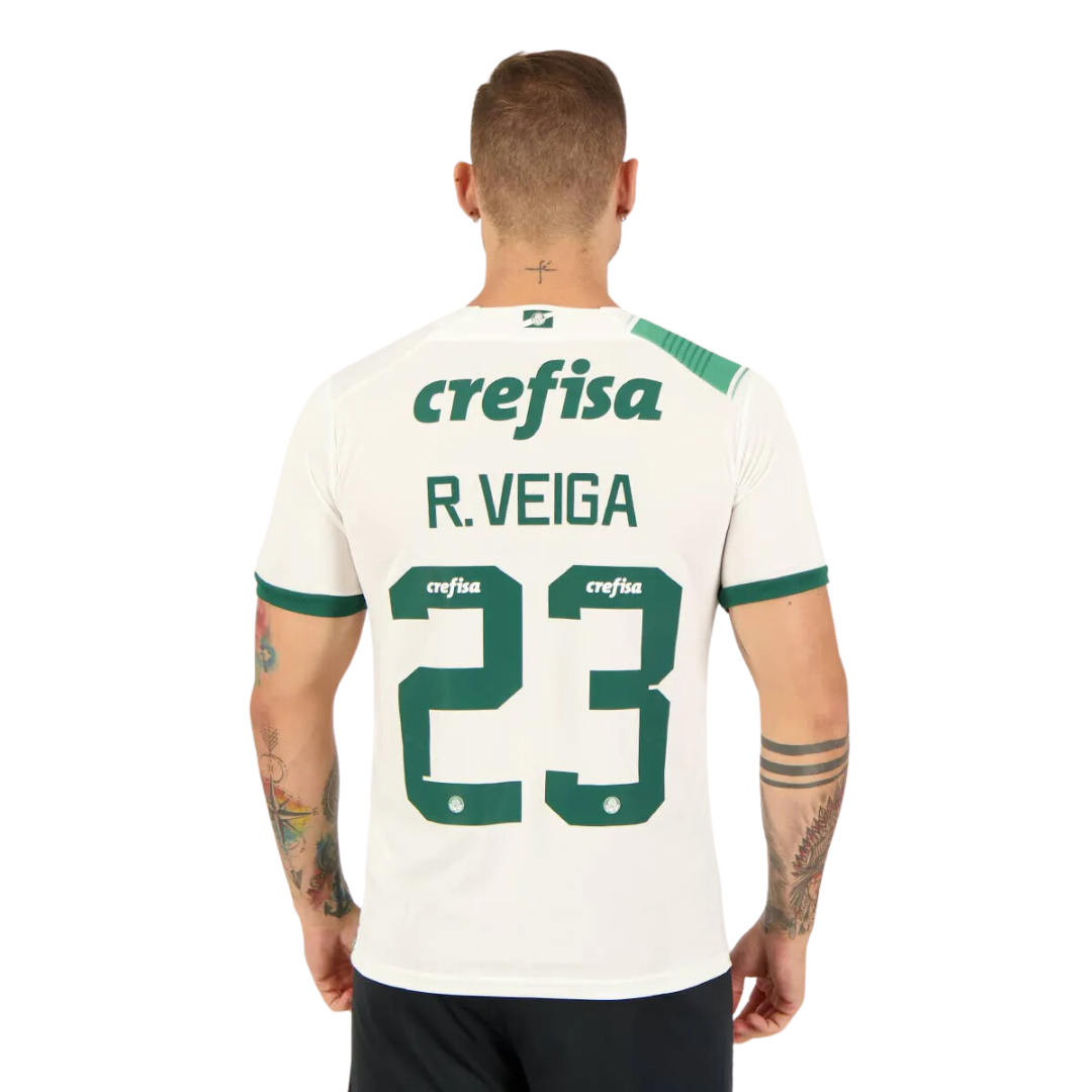 Camisa Palmeiras Puma 23/24 R. Veiga - Uniforme Fora