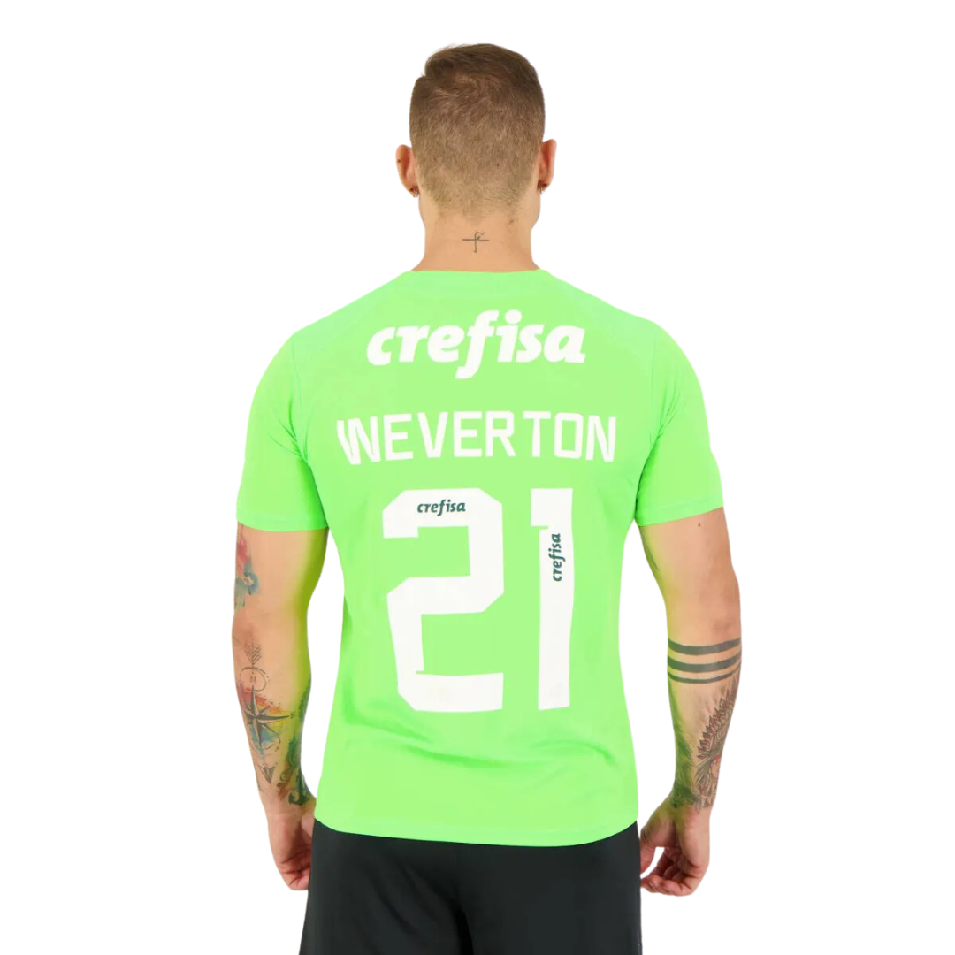 Camisa Palmeiras Puma Goleiro 23/24 Weverton - Uniforme Fora