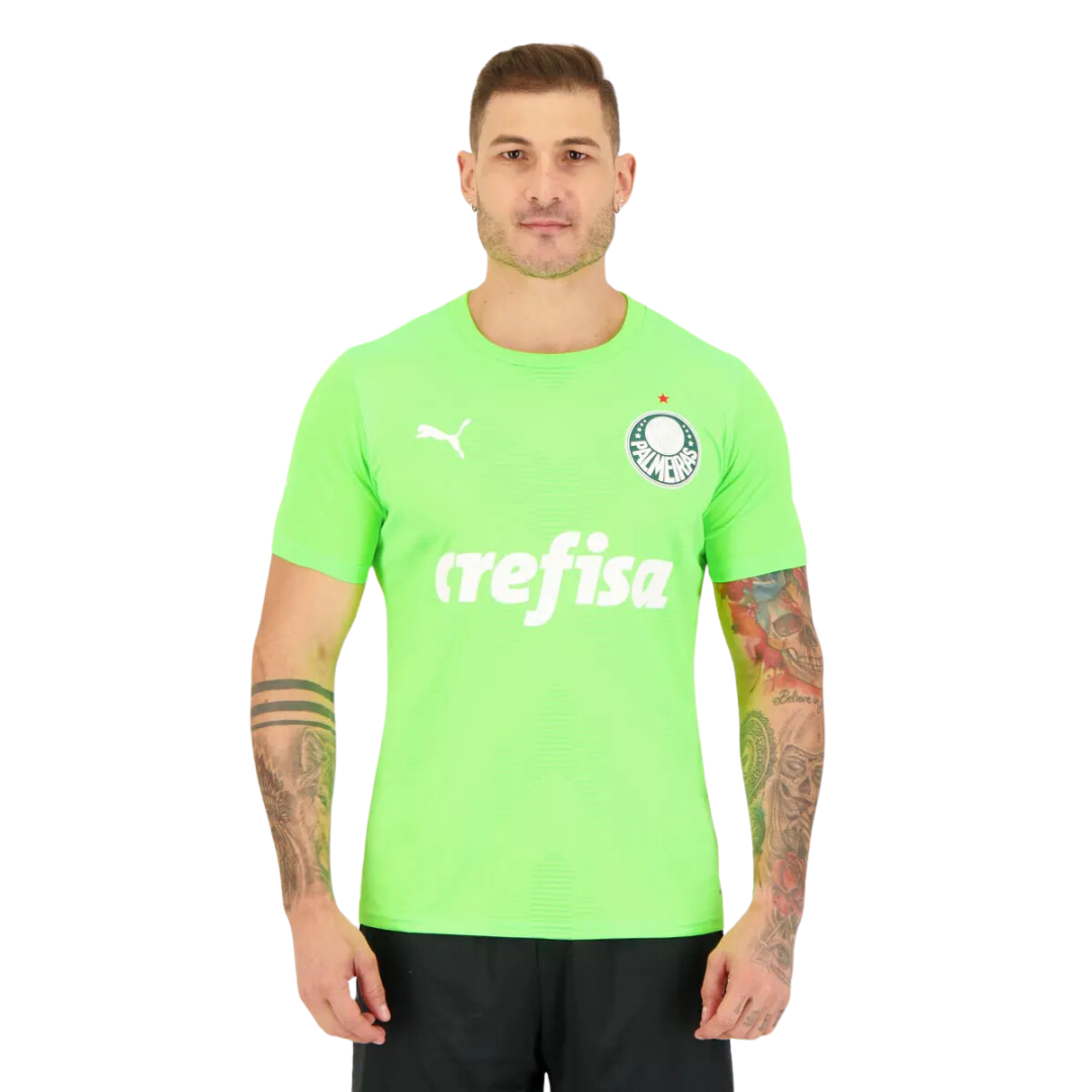 Camisa Palmeiras Puma Goleiro 23/24 Weverton - Uniforme Fora