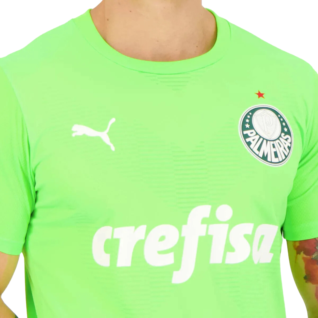 Camisa Palmeiras Puma Goleiro 23/24 Weverton - Uniforme Fora