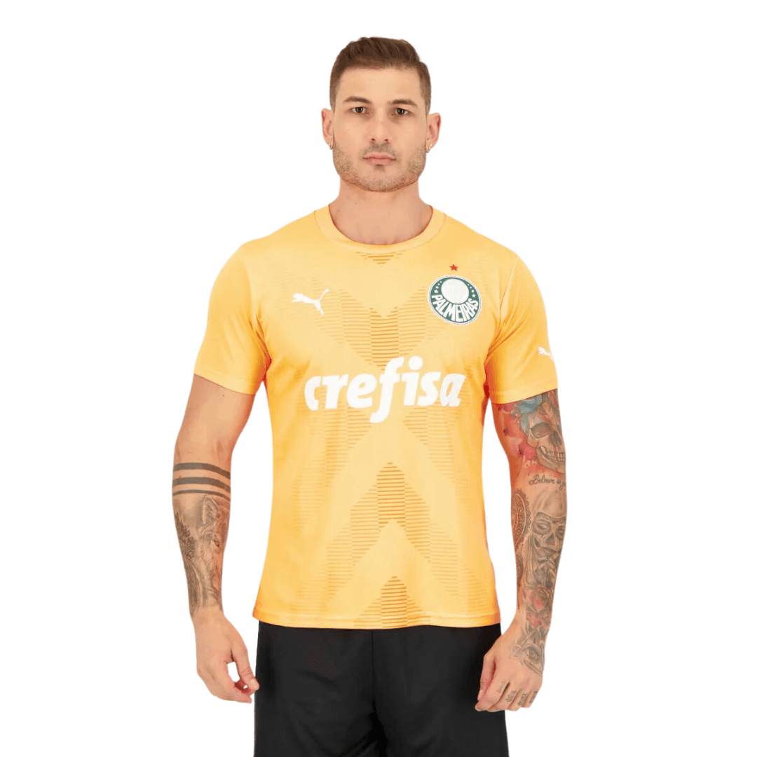 Camisa Palmeiras Puma Goleiro 23/24 Weverton - Terceiro Uniforme