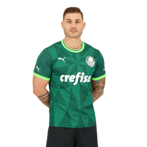 Camisa Palmeiras Puma 23/24 R. Veiga - Uniforme Casa