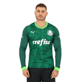 Camisa Palmeiras Puma 23/24 Manga Longa - Uniforme Casa