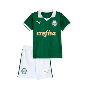 Conjunto Infantil Palmeiras Puma 24/25 Uniforme Casa