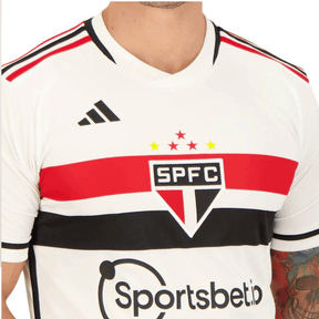 Camisa Adidas São Paulo I 2023 9 Calleri - Minha loja