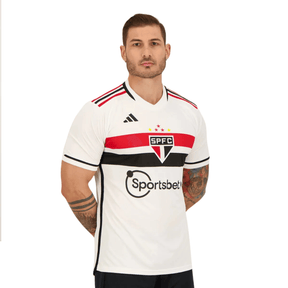 Camisa Adidas São Paulo I 2023 19 James - Minha loja