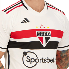 Camisa Adidas São Paulo I 2023 19 James - Minha loja