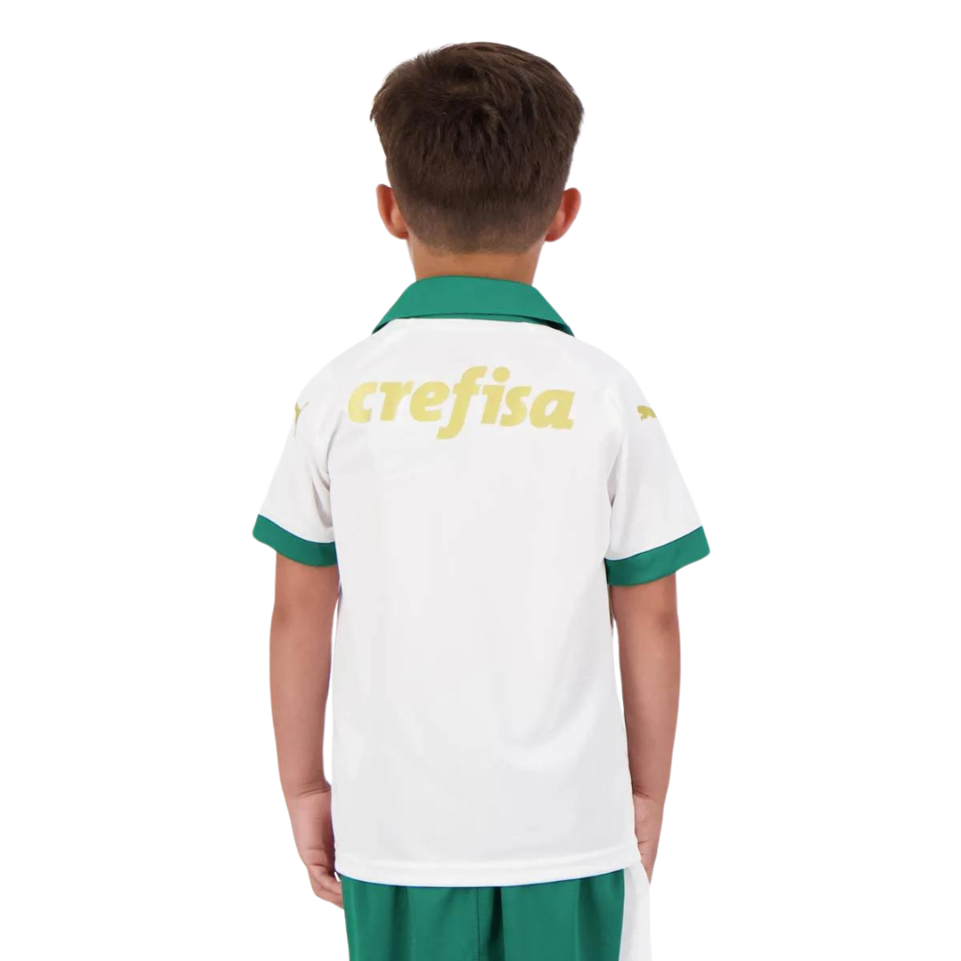 Conjunto Infantil Palmeiras Puma 24/25 Uniforme Fora