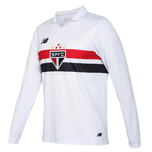 Camisa São Paulo New Balance Manga Longa 24/25 Home - Minha loja