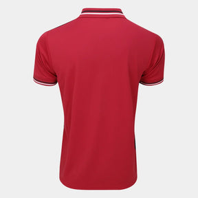 Camisa Polo São Paulo Pippes Masculina - Vermelho+Preto - Minha loja