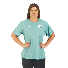 Camisa Puma Palmeiras Casual Feminina Azul