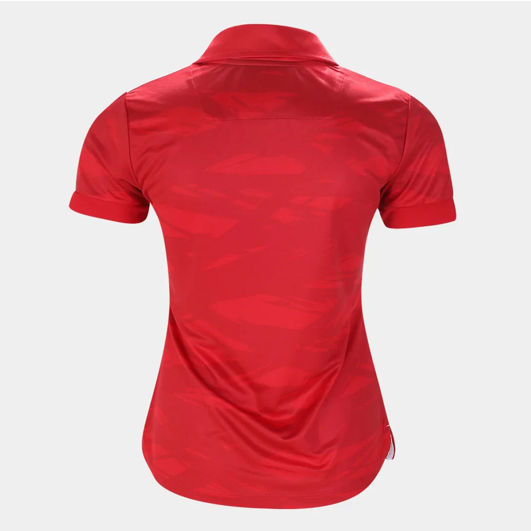 Camisa Polo São Paulo E-Sports Jogo Feminina - Vermelho - Minha loja