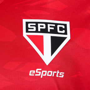 Camisa Polo São Paulo E-Sports Jogo Masculina - Vermelho - Minha loja