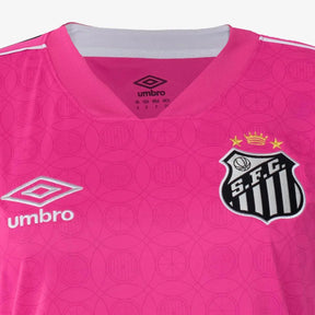 Camisa Feminina Umbro Santos Outubro Rosa