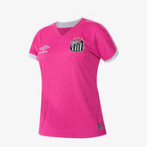 Camisa Feminina Umbro Santos Outubro Rosa