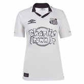 Camisa Santos Charlie Brown Jr. Umbro Dias de Glória Feminina - Branco