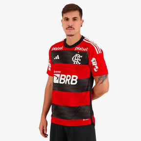 Camisa Flamengo 2023/24 Patrocínios - Uniforme Casa - LOJA OFICIAL