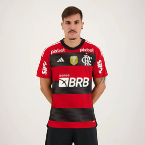 Camisa Flamengo 2023/24 Patrocínios - Uniforme Casa - LOJA OFICIAL