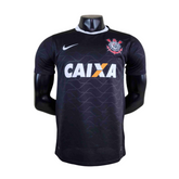 Camisa Retrô Corinthians 2012/13 RESERVA PRETA CAIXA